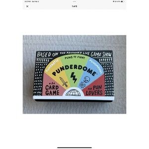 Punderdome  A Card Game for Pun Lovers by Fred Firestone Party Game NEW SEALED